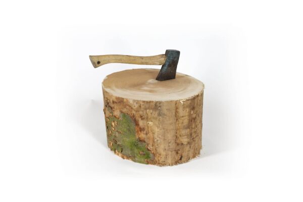 Chopping Block - <div>Heavy duty solid beechwood chopping block ideal for splitting kindling and logs to size. Axe not included.</div> <div>Dimensions: Approximately 14" diameter by 12" high.</div>