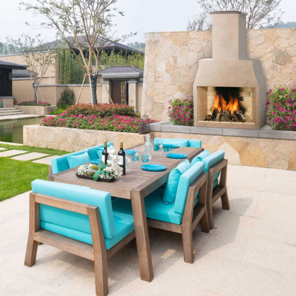Garden Fireplace 1200 Model - The Isokern 1200 Outdoor Fireplace will be THE spectacular focal point in any garden. The 1200 is the largest model and is as easy to install as the smaller models.