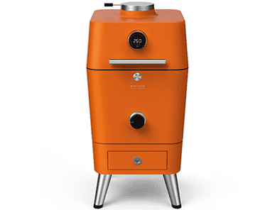 Everdure 4k Electric Ignition Smart BBQ - Orange - <div> <hr /> <h3 class="list-title">Airflow Control</h3> <p class="body-text medium">The 4K’s unparalleled airflow control system makes turning the heat up or slowing it down a unique experience. Both top and bottom vents are precisely numbered for a more balanced and responsive flow of air.</p> <h3 class="list-title">The Anatomy</h3> <p class="body-text medium">The 4K has all the hardware you need. 2 x matte vitreous enamel grills; 2 x 304 grade stainless steel grills; a 33cm cordierite pizza stone / heat deflector; water container; internal light; grill tongs; and charcoal tongs are all included.</p> </div> <div> <h3 class="list-title">Sealed, Safe and Sound</h3> <p class="body-text medium">Striking both inside and out, the 4K is a solid machine constructed from diecast aluminum and thick gauge metal. Our unique insulation design reduces heat transfer to the external body sides and front.</p> <h3 class="list-title">Real Time Results</h3> <p class="body-text medium">With 2 discreet probes in the hood and 4 removable probes internally, the 4K takes outdoor cooking to another level. Displayed beautifully, all data can be accessed via bluetooth to our free app which is also packed full of hints, tips, recipes and alerts.</p> </div> <div> <h3 class="list-title">Touch Glass, Get Flame</h3> <p class="body-text medium">The 4K's outer body is complete with touch glass display; putting fire at your fingertips.</p> <hr /> <p class="body-text medium"><strong>N.B: This product is ordered directly from the supplier therefore lead times may vary. </strong><strong>For more information please call us on 01446771567 or email info@topbbq.co.uk</strong></p> </div>