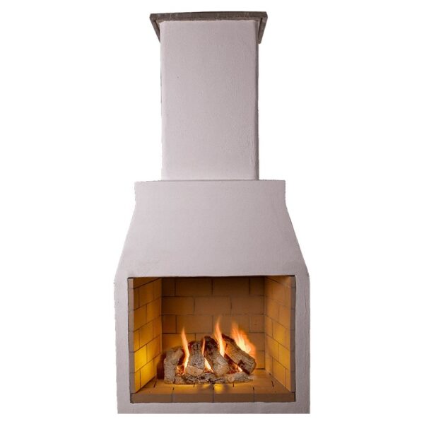 Garden Fireplace 950 Model - Easy to build and fully load bearing, like all the Isokern Garden Fireplaces. Our mid-range model is ideal for all garden sizes and can be freestanding, raised, or built against a wall. Includes FREE Log Retainer. Additional chimney blocks can be purchased to increase the height, as well as a barbecue grill. <span style="color: #ff0000;">*Please note, logstores and BBQ Grill are not included and need to be purchased separately.</span>