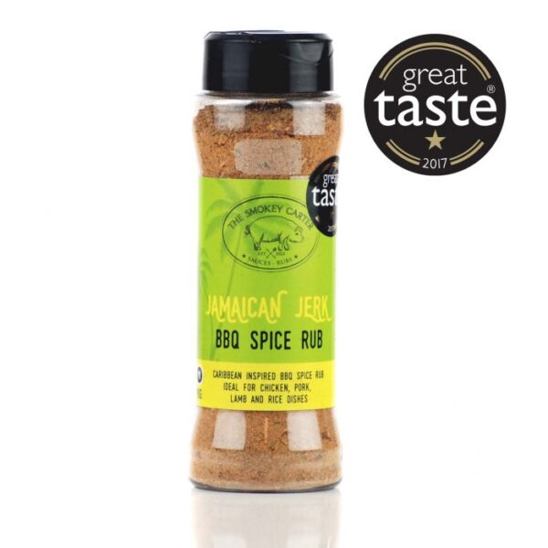 Pitmaster Jamaican Jerk Rub - Jamaican Jerk BBQ Spice Rub (90g Rub Shaker) (Won 1 Gold Star at the Great Taste Awards 2017) Taste the sunshine of the Caribbean with this spicy rub. Perfect for chicken thighs, pork, lamb, rice & curries.