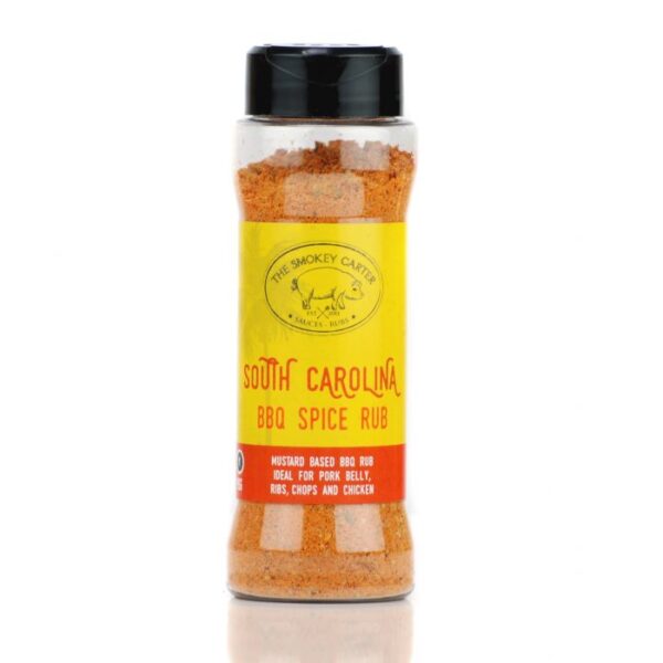 Pitmaster South Carolina Rub - South Carolina BBQ Spice Rub (90g Rub Shaker) Taste the Deep South with this mustard based spice mix. Delicious on pork belly, ribs, chops & chicken wings.