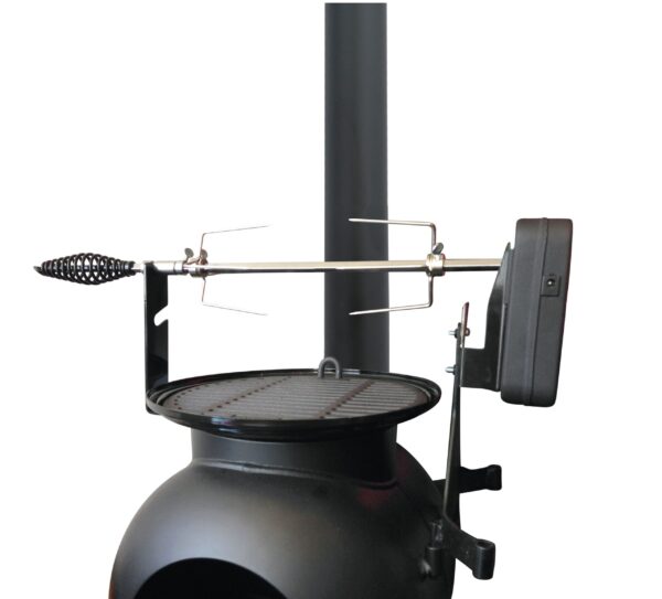 Ozpig Rotisserie Kit - The Ozpig rotisserie kit is designed so that you can get that great wood fired flavour on your favourite meats. Custom designed to work with your chargrill / drip tray and heat bead basket accessories to get the optimal cooking experience from your Ozpig .
