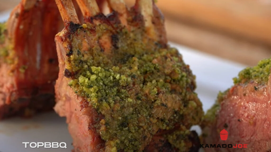 Rack of Lamb with kamado Joe BBQ