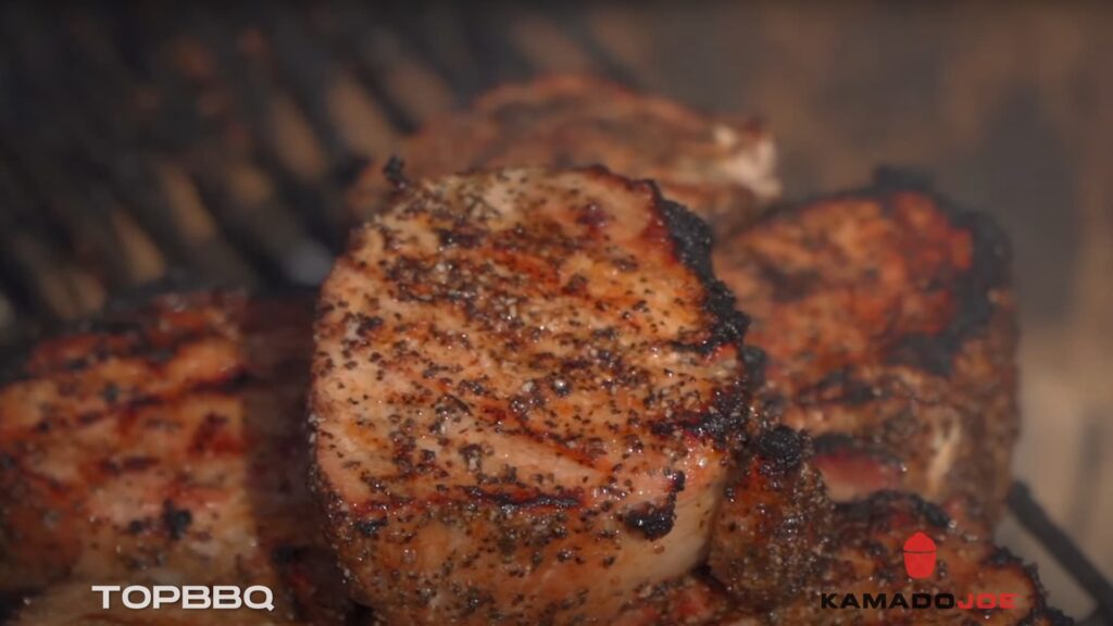 Recipe ultimate pork chops with kamado joe bbq