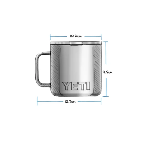 Yeti Rambler 14oz Mug - Seafoam 3 Yeti Rambler 14oz Mug - Seafoam - Image 3