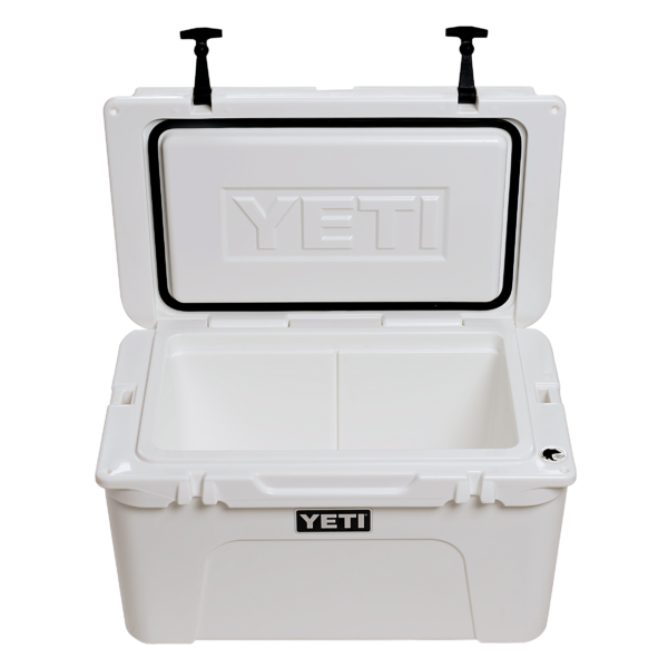 Yeti Tundra 45 - White - Yeti Tundra 45 - White The YETI Tundra® 45 combines versatility with durability. This premium cooler is infused with that legendary YETI toughness - a durable rotomolded construction and up to two inches of PermaFrost™ Insulation. Which is to say it's built to last and will keep your contents ice-cold even in sweltering conditions, like a triple-digit summer day in central Texas. No bowing, cracking, or melting here. Note: This Tundra cooler comes with one dry goods basket. - Empty Weight: 10.4kg