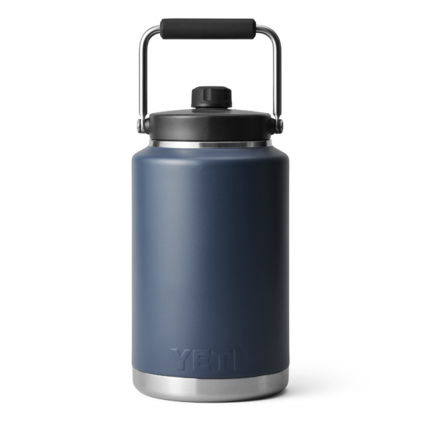 Yeti Rambler One Gallon (3.8L) Jug – Navy - Yeti Rambler One Gallon (3.8L) Jug – Navy Share piping hot coffee with your crew or get in your daily water intake on long workdays.