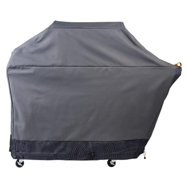 Traeger Timberline Full Length Cover - Traeger Timberline Full Length Cover Shield your Traeger Timberline wood pellet grill from the elements all year long with this Full-Length Grill Cover. Heavy-duty, all-weather material protects against the harshest conditions, and an expansion panel zips open to fit all of your P.A.L. Pop-And-Lock® Accessory Rail attachments.