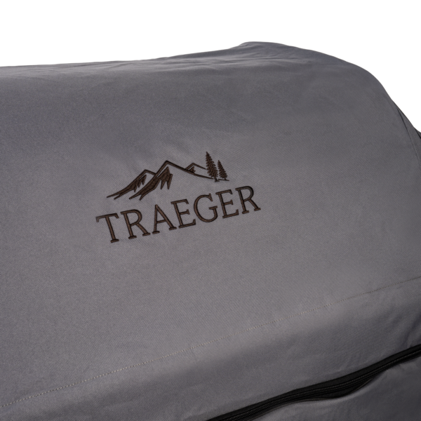 Traeger Timberline XL Full Length Cover - Traeger Timberline XL Full Length Cover Shield your Traeger Timberline XL wood pellet grill from the elements all year long with this Full-Length Grill Cover. Heavy-duty, all-weather material protects against the harshest conditions, and an expansion panel zips open to fit all of your P.A.L. Pop-And-Lock® Accessory Rail attachments.