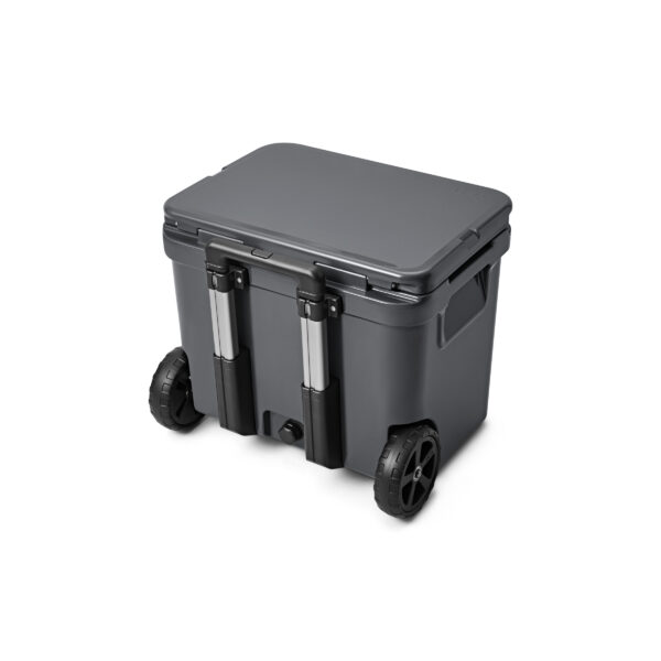 Yeti Roadie 60 – Charcoal - Yeti Roadie 60 – Charcoal A massive cooler built to easily wheel wine, watermelon, and wild game.  
