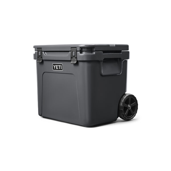 Yeti Roadie 60 – Charcoal - Yeti Roadie 60 – Charcoal A massive cooler built to easily wheel wine, watermelon, and wild game.  