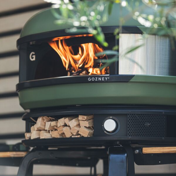 Gozney Dome - Dual Fuel - Olive - Gozney Dome - Dual Fuel - Olive Make wood-fired cooking easy with the Dome, the world’s most versatile outdoor oven. Enjoy a professional grade outdoor oven engineered to work effortlessly for beginners and exceptionally for chefs. Unrivalled performance. Unlimited possibilities. Made simple. Roast, smoke, steam or bake. Super fast or low and slow. A wood-fired adventure, every time, The Dome is the only investment you need to make in your garden. <em><strong>*Please note Dome Stand sold separately </strong></em>
