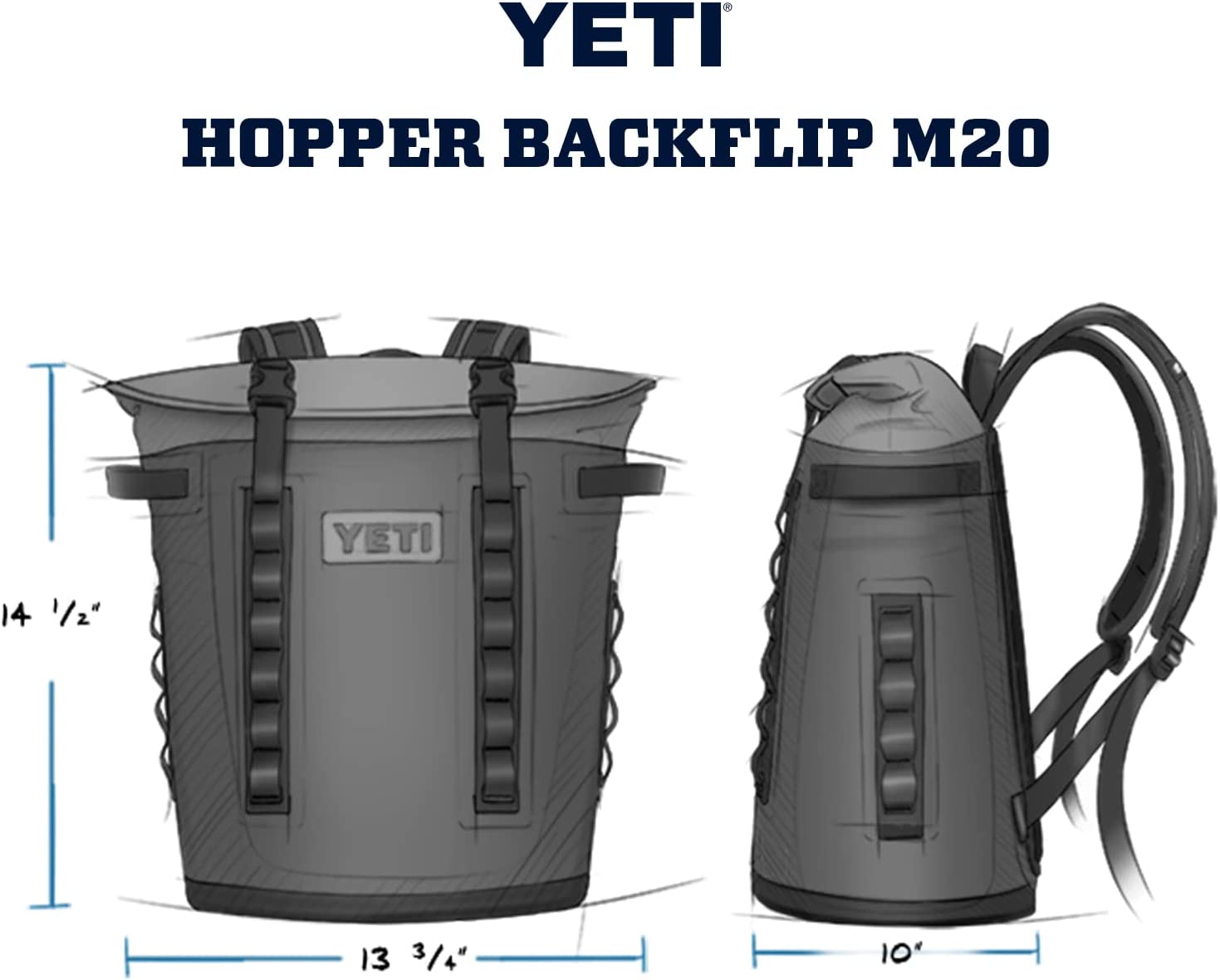 Yeti Hopper Backpack M20 Soft Cooler – Charcoal - <strong>NEW IN!</strong> Yeti Hopper Backpack M20 Soft Cooler – Charcoal  