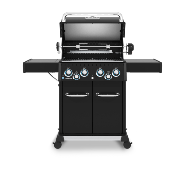 Broil King Baron 490 'Shadow' – Gas BBQ - Broil King Baron 490 ‘Shadow’ – Gas BBQ See all the specifications you need to know below <strong>**Please contact us for delivery lead times as this item will be shipped directly from the manufacturer.  </strong>    