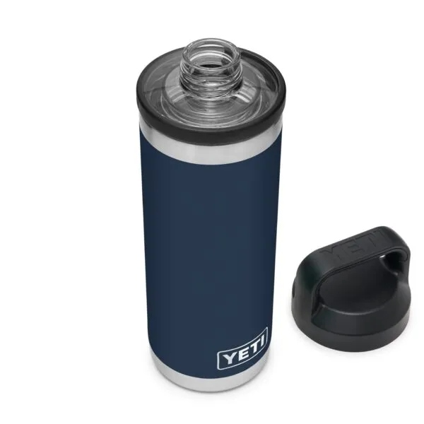 Yeti Rambler 18oz Bottle - Navy 4 Yeti Rambler 18oz Chug Cap Bottle Navy