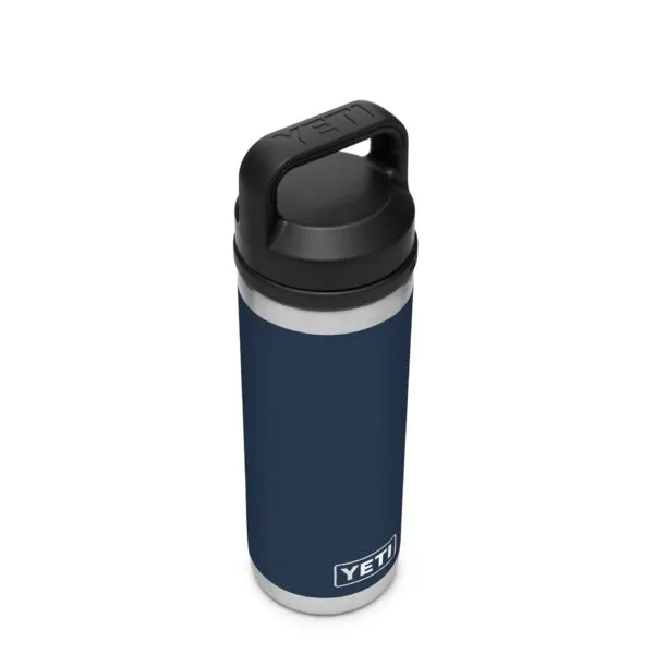 Yeti Rambler 18oz Bottle - Navy 3 Yeti Rambler 18oz Chug Cap Bottle Navy