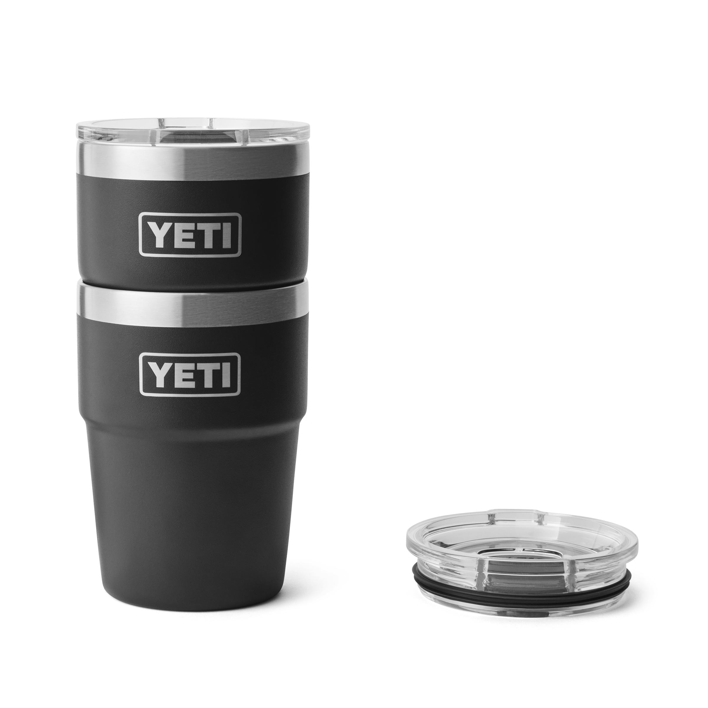 Yeti 16oz Stackable Cup - Black 4 Yeti 16oz Stackable Rambler Black