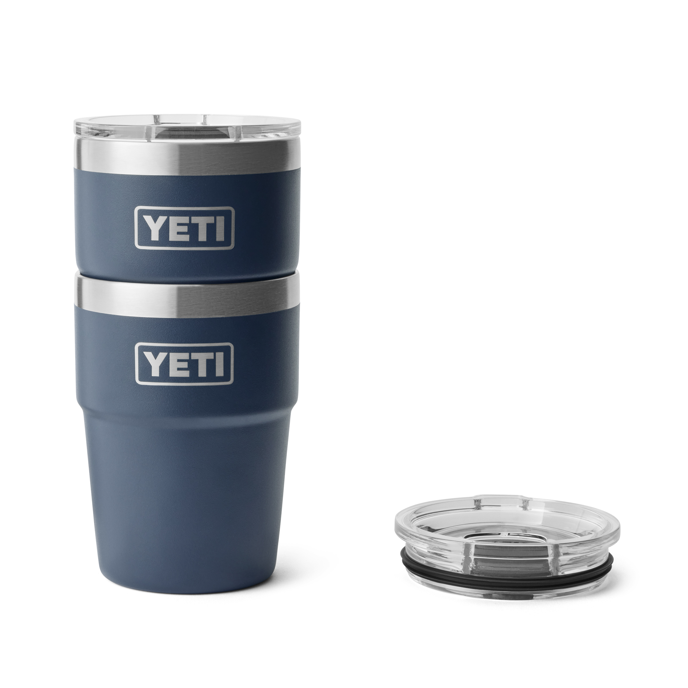 Yeti 16oz Stackable Cup - Navy 4 Yeti 16oz Stackable Rambler Navy