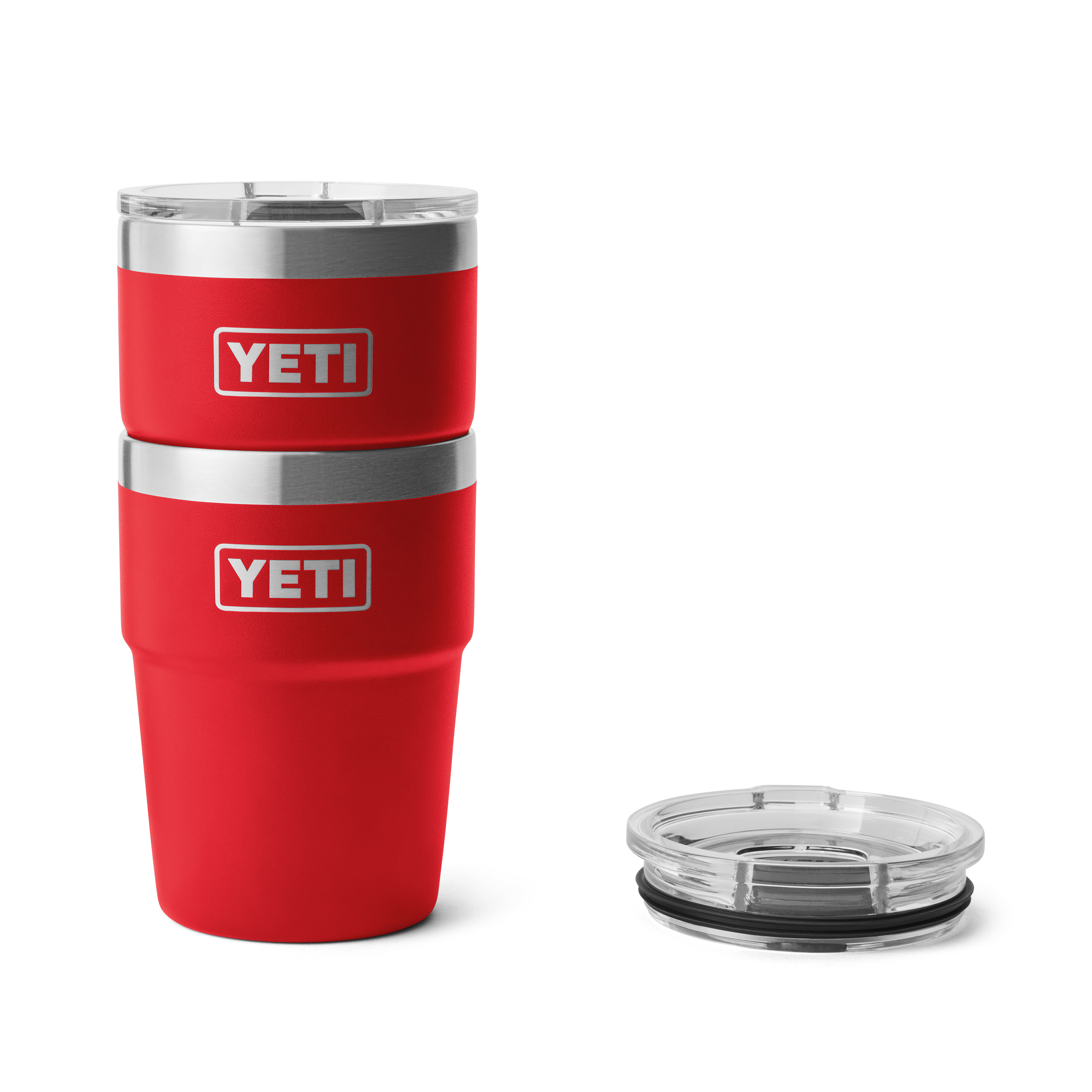 Yeti 16oz Stackable Cup - Rescue Red 4 Yeti 16oz Stackable Rambler Rescue Red