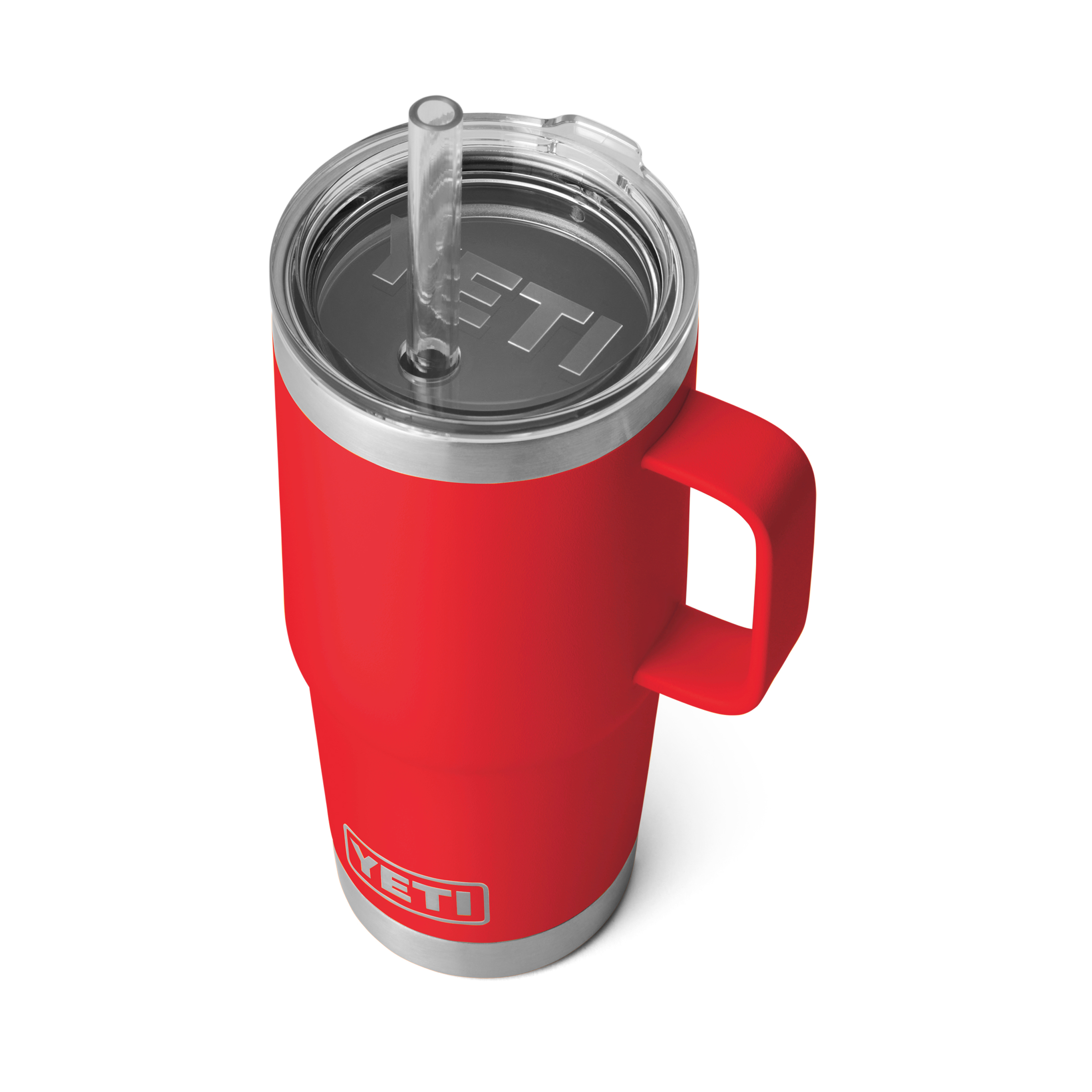 Yeti Rambler 25oz Straw Mug - Rescue Red 4 Yeti 25oz Straw Mug in Rescue Red