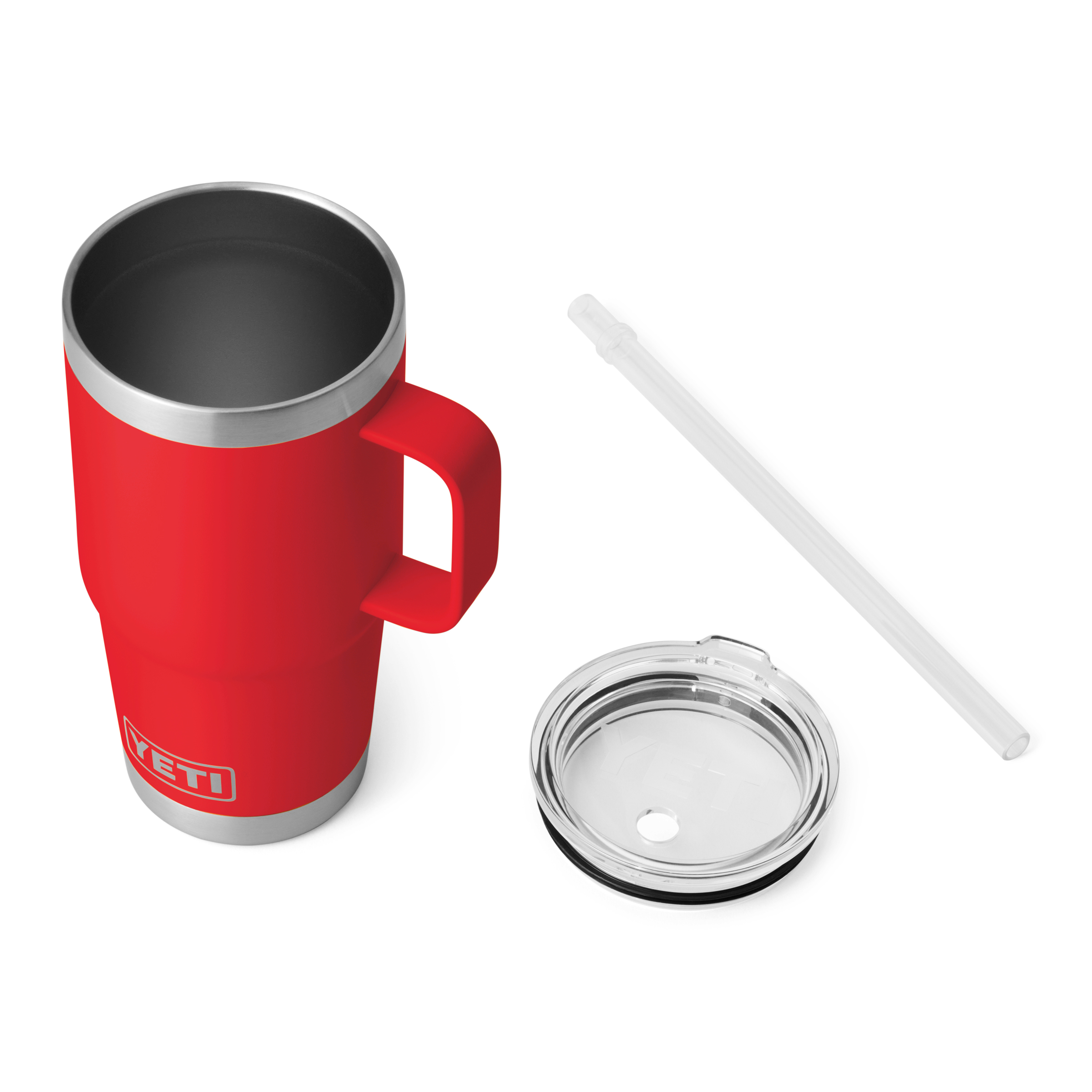 Yeti Rambler 25oz Straw Mug - Rescue Red 3 Yeti 25oz Straw Mug in Rescue Red