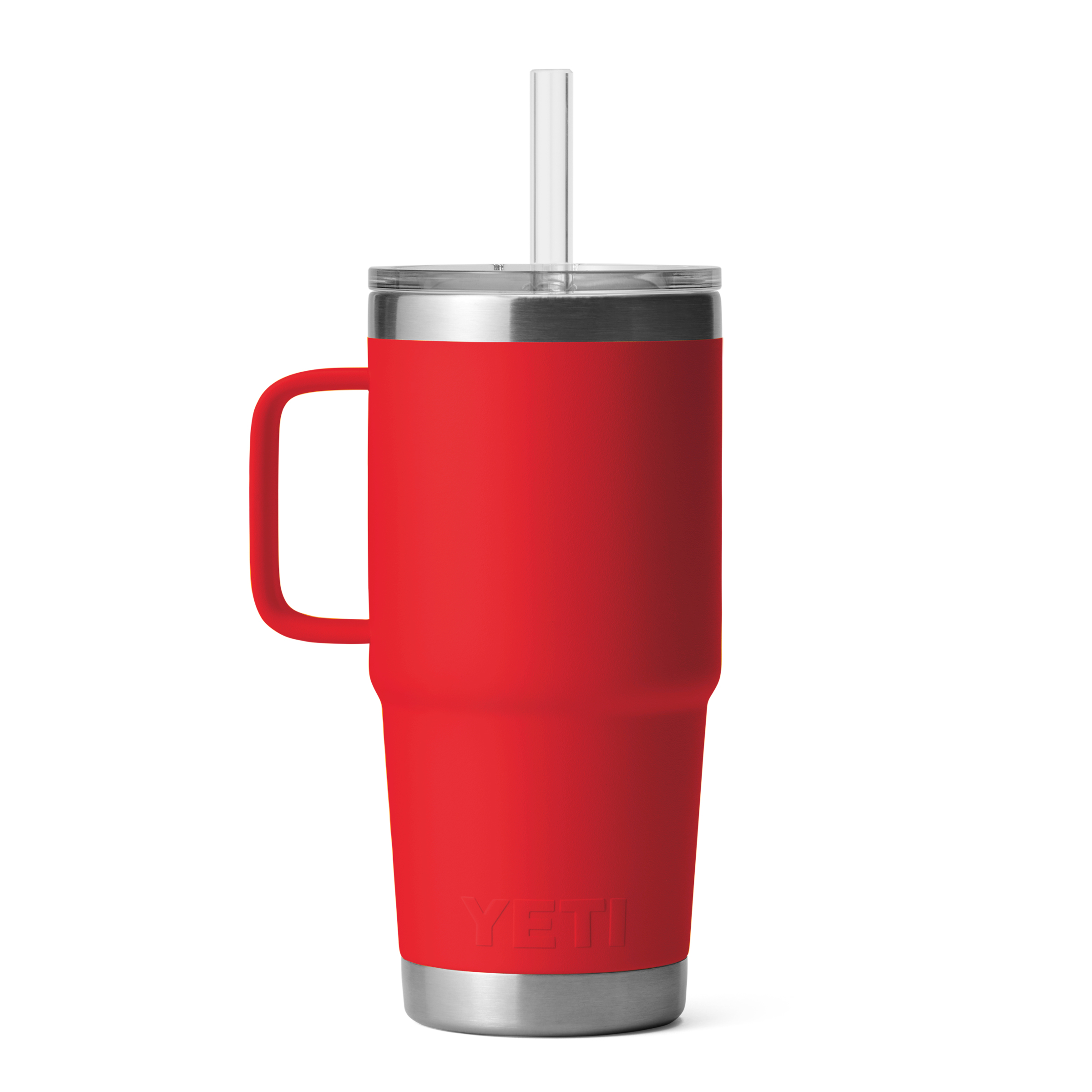 Yeti Rambler 25oz Straw Mug - Rescue Red 2 Yeti 25oz Straw Mug in Rescue Red