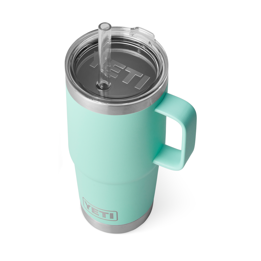 Yeti Rambler 25oz Straw Mug - Seafoam - Image 4