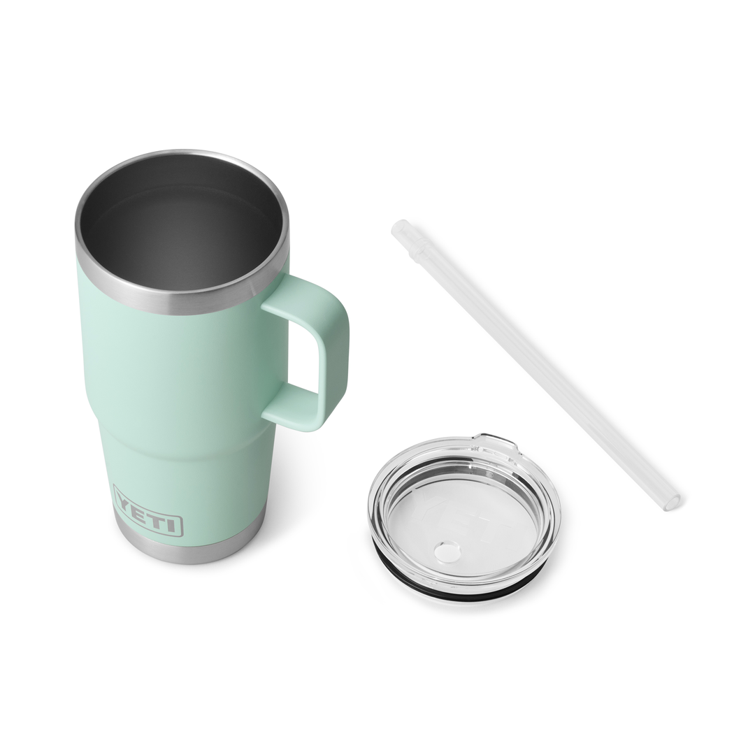 Yeti Rambler 25oz Straw Mug - Seafoam - Image 3