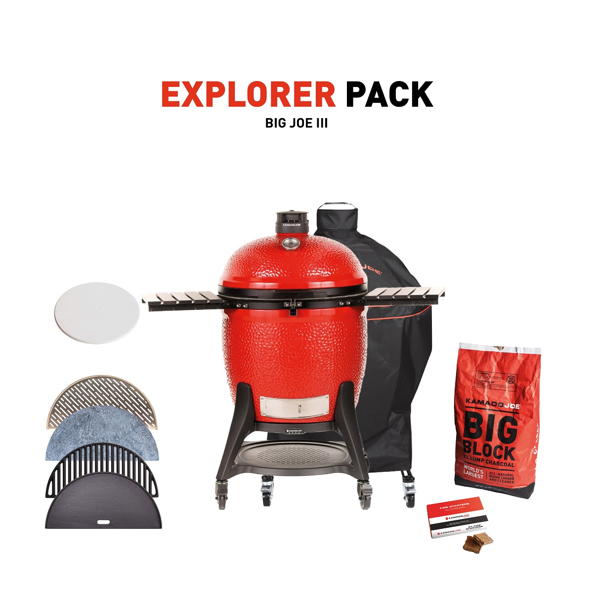Kamado Joe Big Joe 3 Explorer Pack