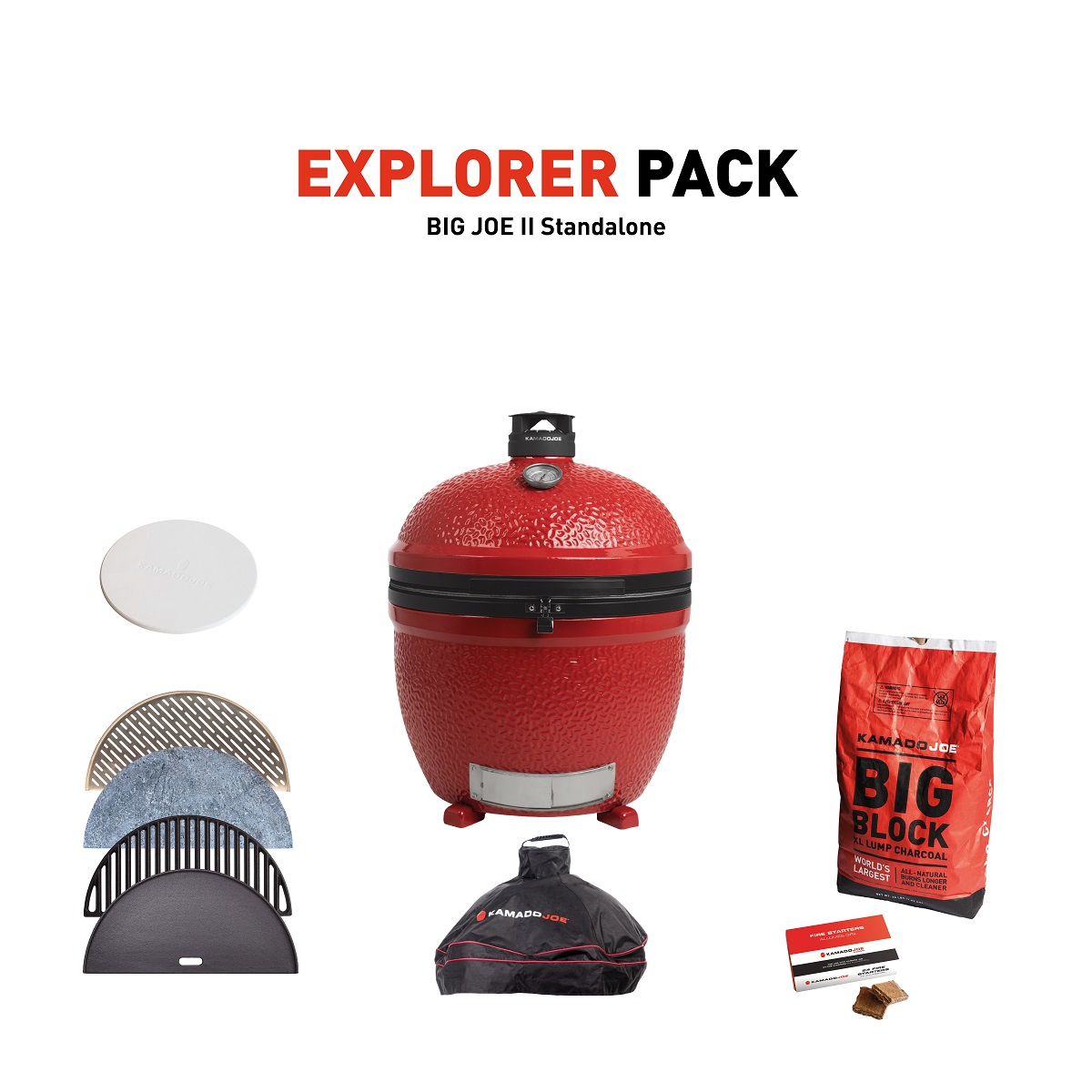 Kamado Joe Big Joe 2 Stand Alone Explorer Pack
