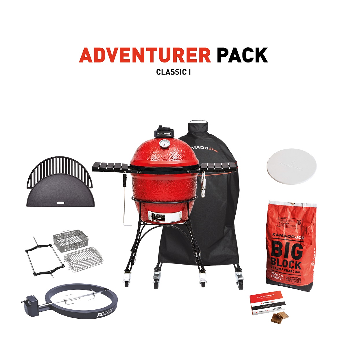 Kamado Joe Classic 1 Adventurer Pack