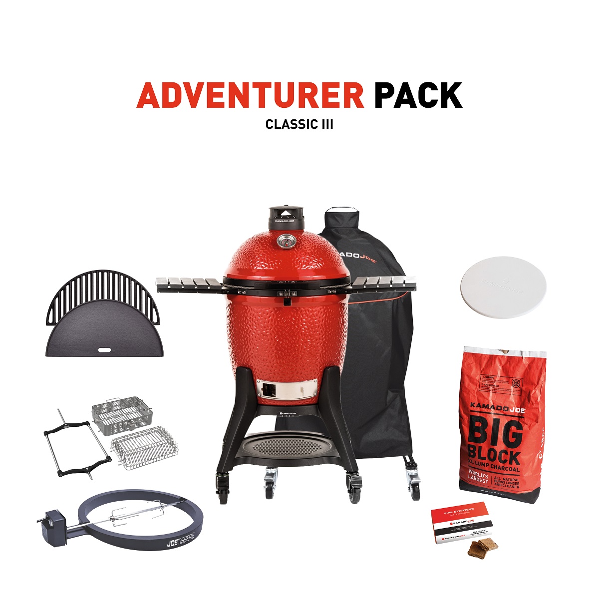 Kamado Joe Classic 3 Adventurer Pack