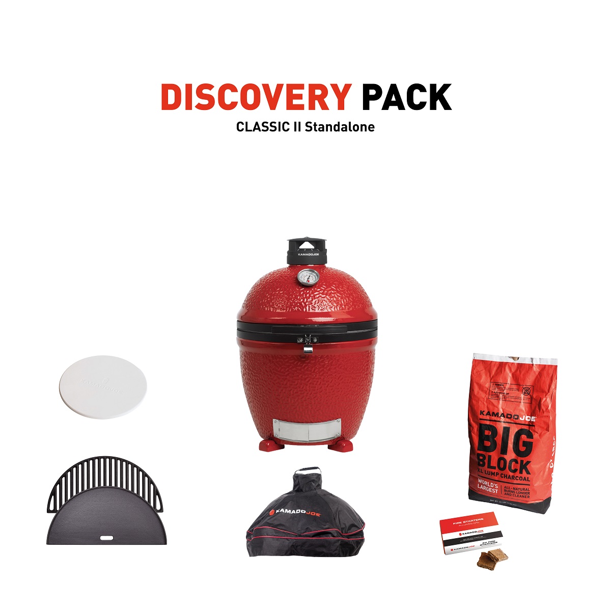 Kamado Joe Classic 2 Stand Alone Discovery Pack