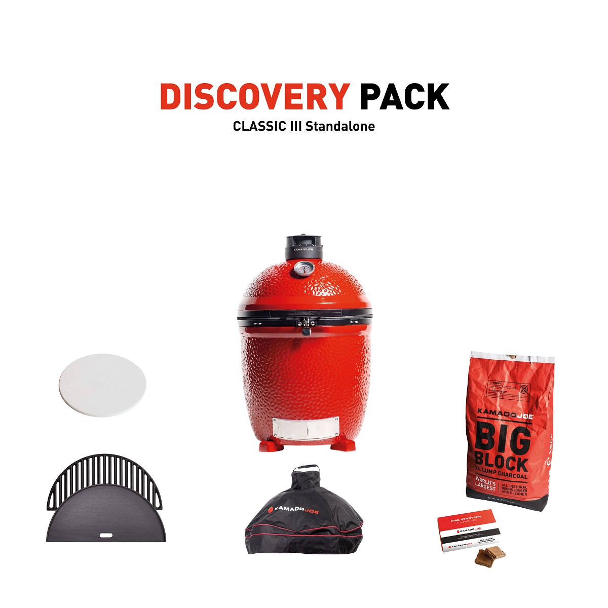 Kamado Joe Classic 3 Stand Alone Discovery Pack