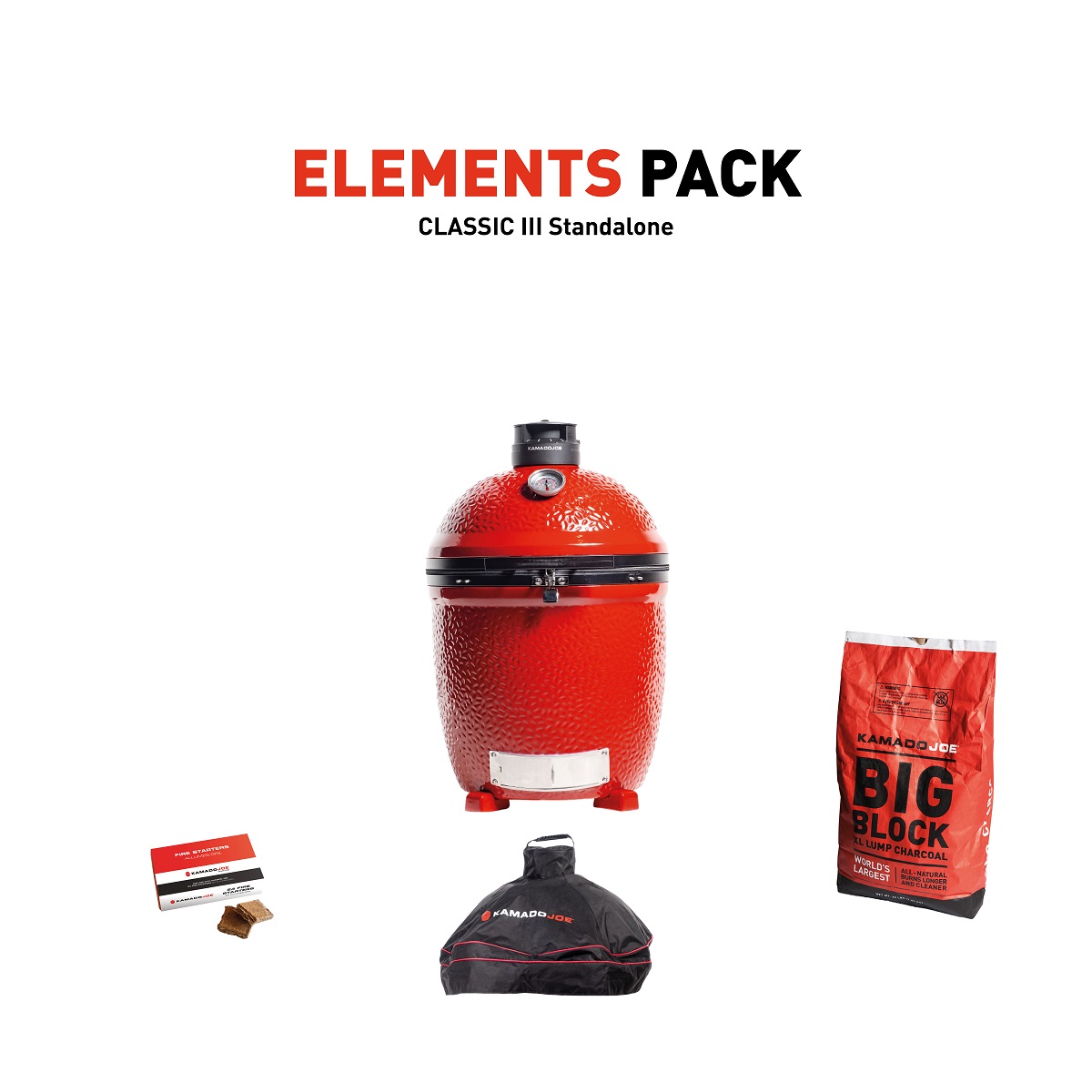 Kamado Joe Classic 3 Stand Alone Elements Pack