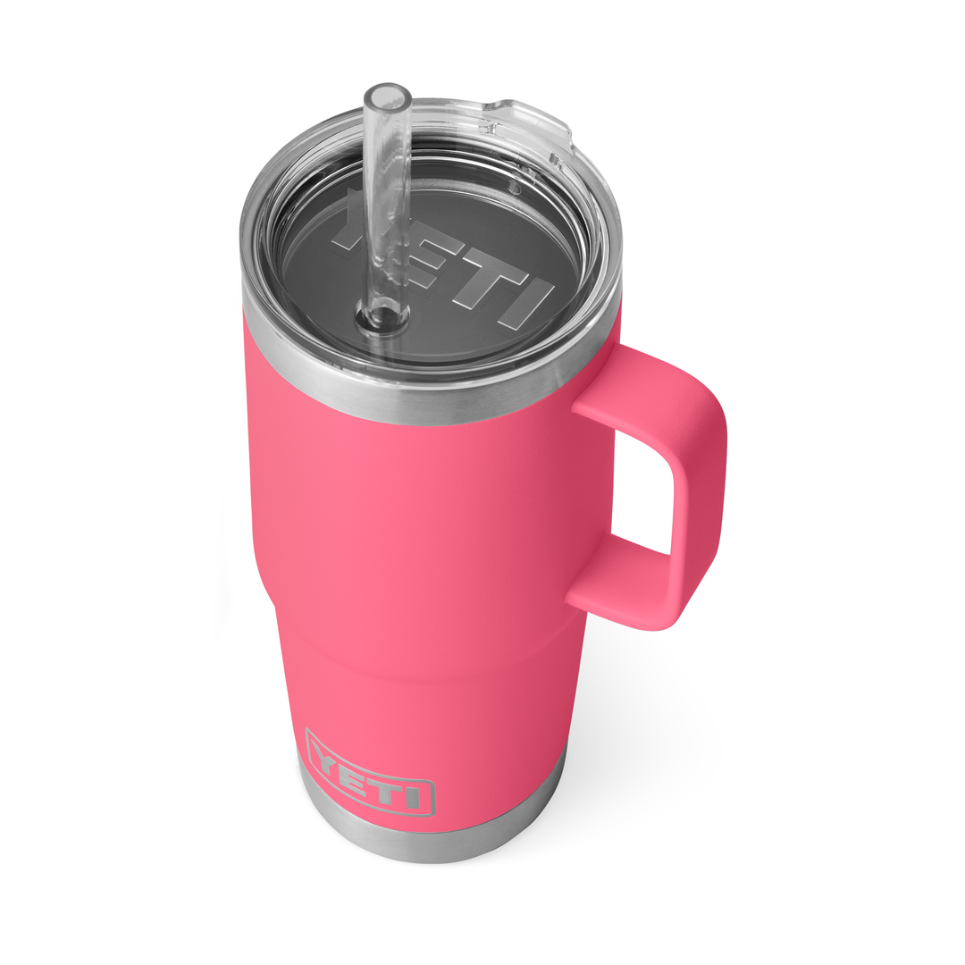 Yeti Rambler 25oz Straw Mug - Tropical Pink 3 Yeti 25oz Straw Mug Tropical Pink