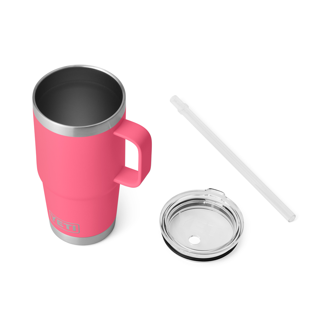 Yeti Rambler 25oz Straw Mug - Tropical Pink 4 Yeti 25oz Straw Mug Tropical Pink