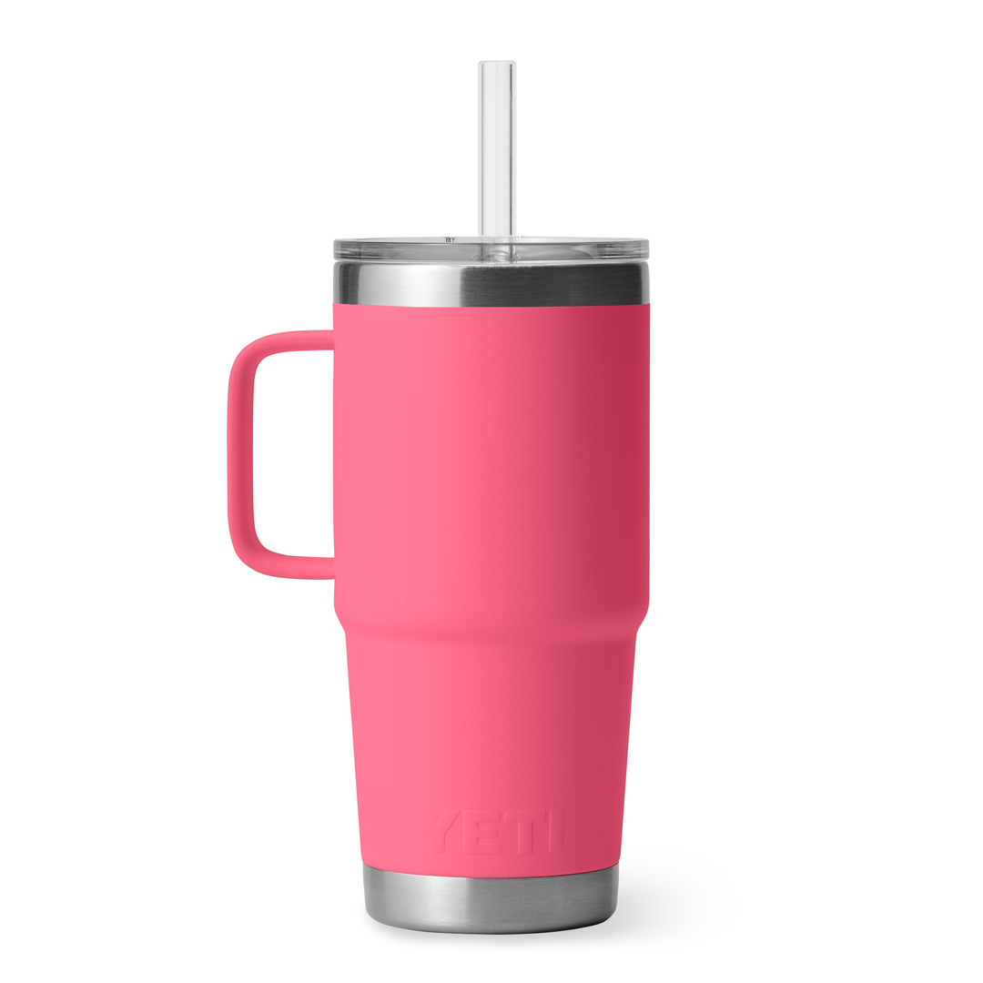 Yeti Rambler 25oz Straw Mug - Tropical Pink 2 Yeti 25oz Straw Mug Tropical Pink