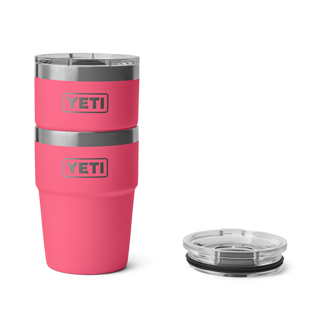 Yeti 16oz Stackable Cup - Tropical Pink 3 Yeti Rambler 16oz Stackable Cup Tropical Pink