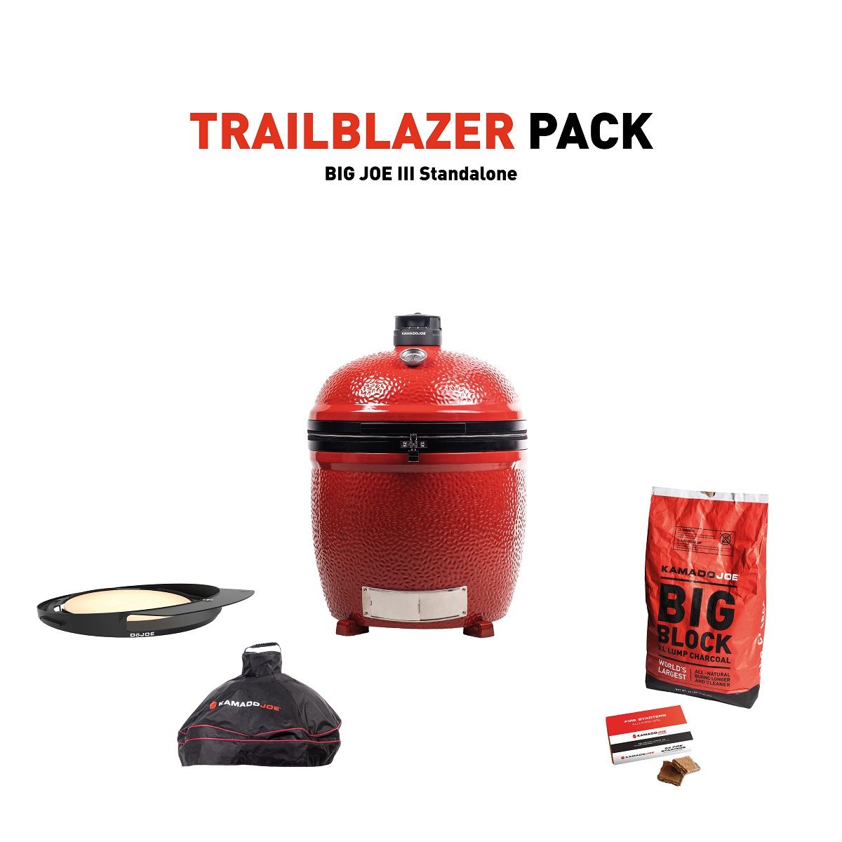 Kamado Joe Big Joe 3 Stand-Alone Trailblazer Pack