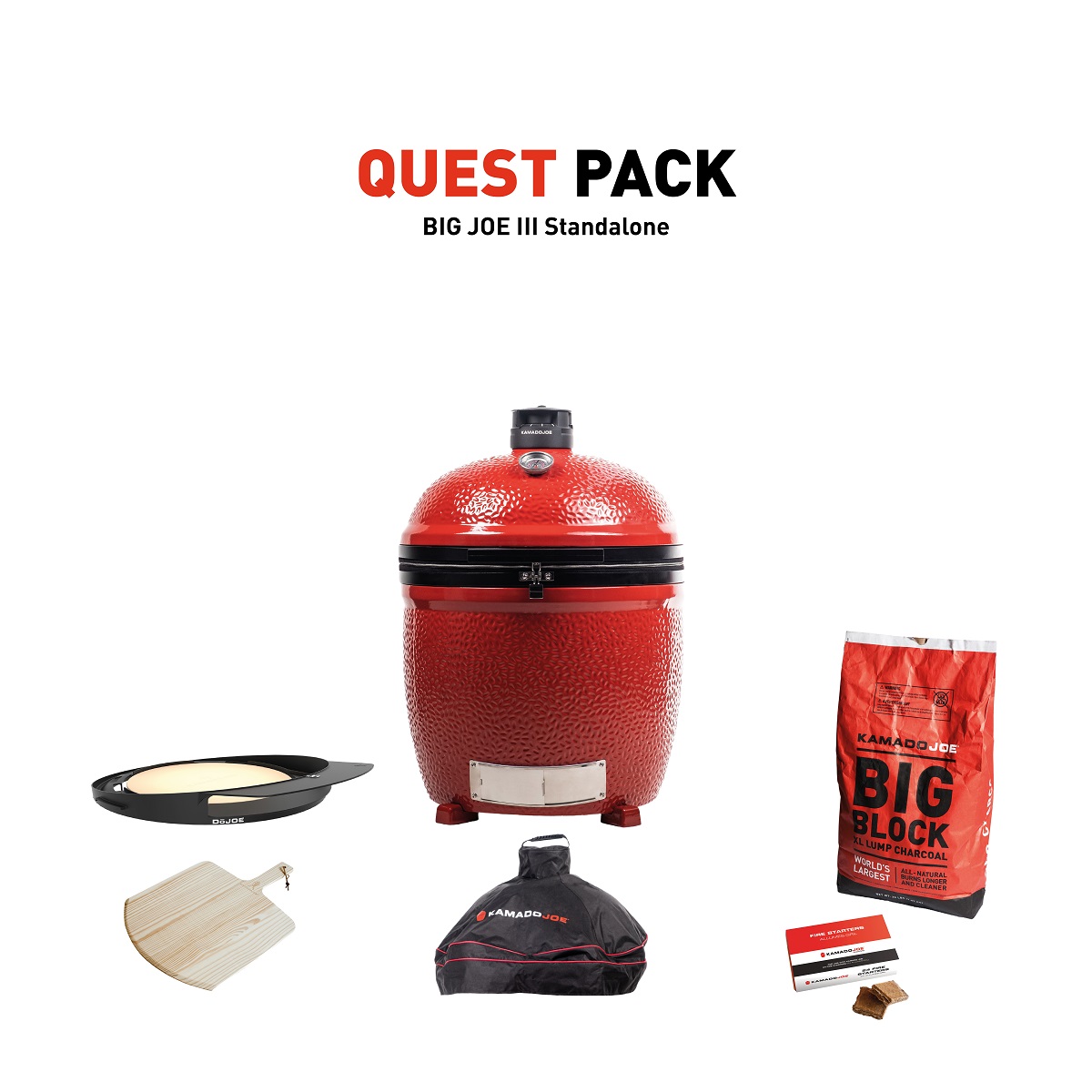 Kamado Joe Big Joe 3 Stand-Alone Quest Pack
