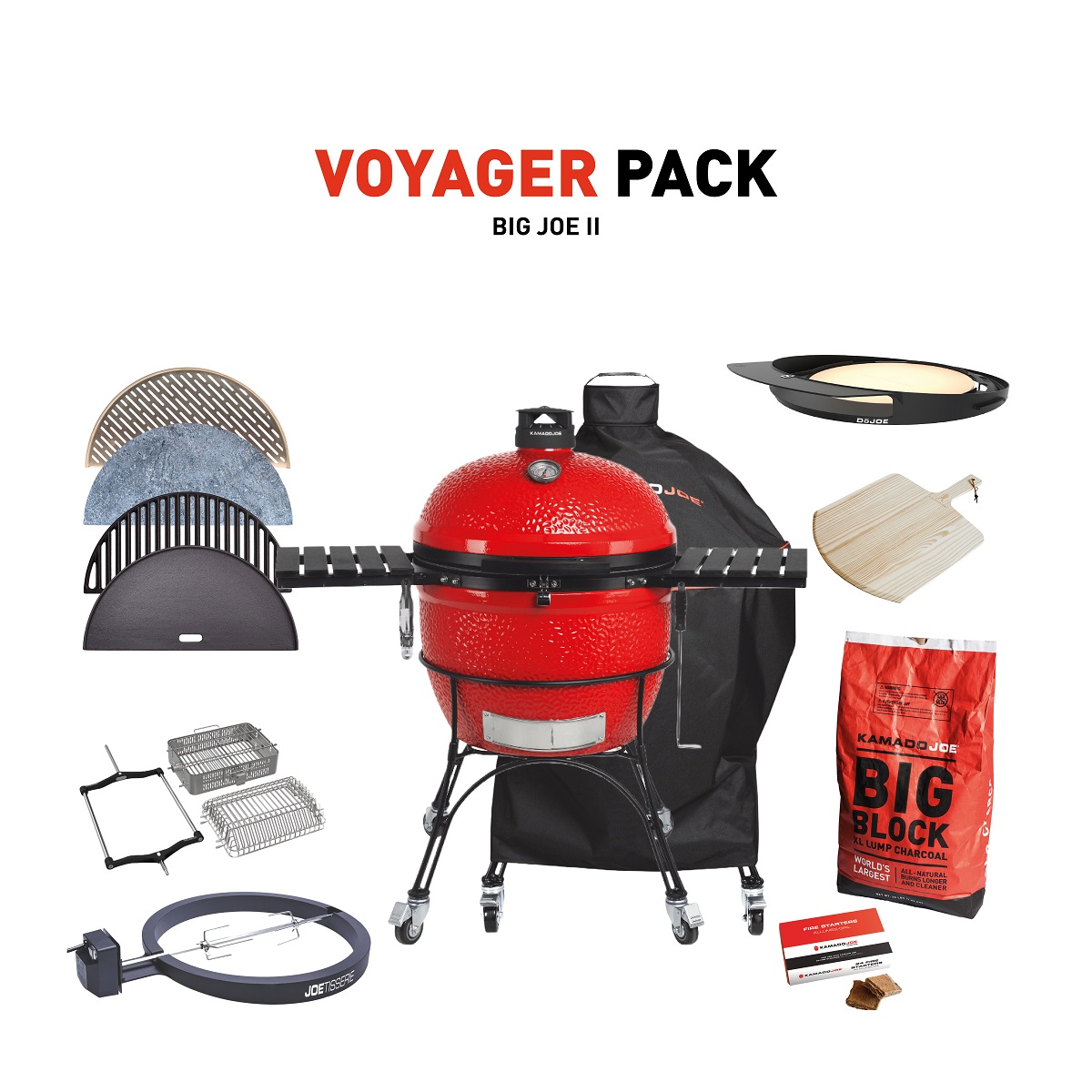 Kamado Joe Big Joe 2 Voyager Pack