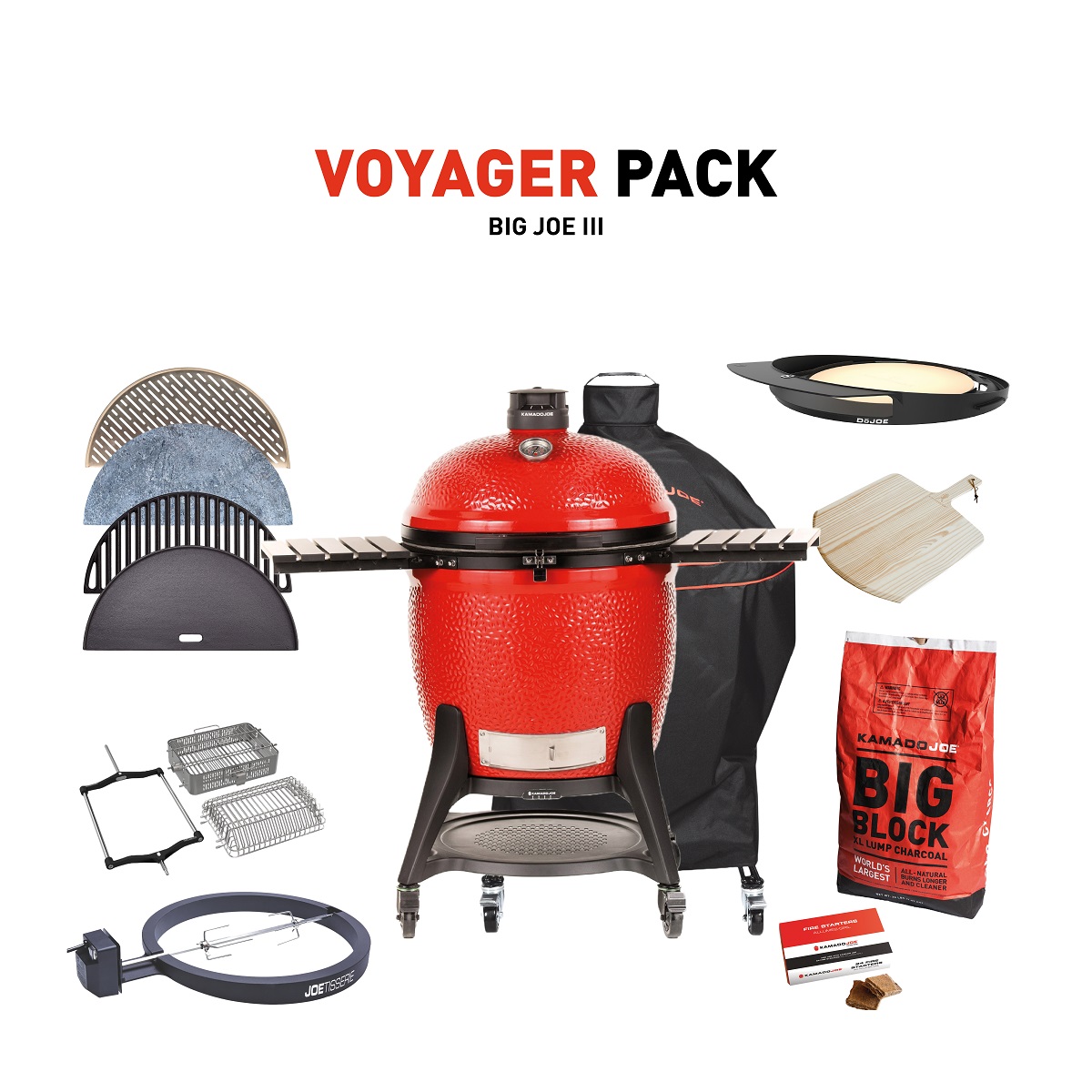 Kamado Joe Big Joe 3 Voyager Pack