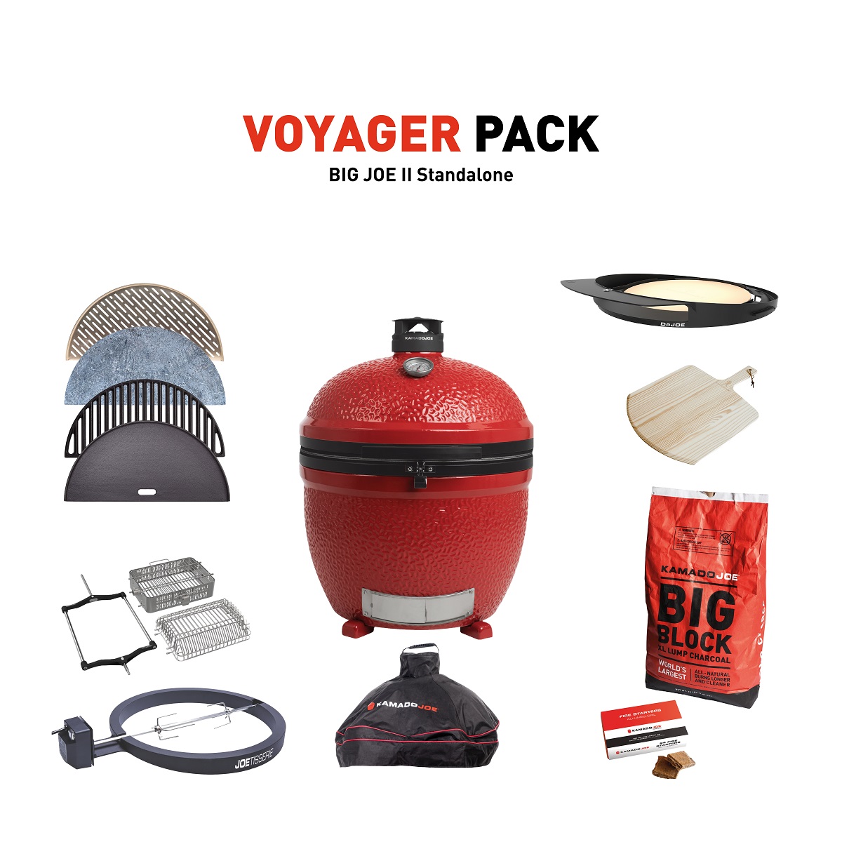 Kamado Joe Big Joe 2 Stand-Alone Voyager Pack