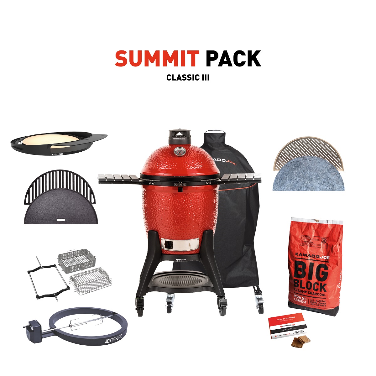 Kamado Joe Classic 3 Summit Pack