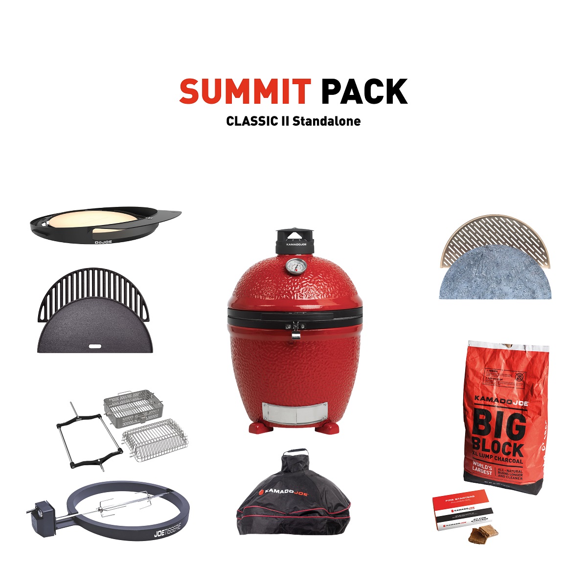 Kamado Joe Classic 2 Stand-Alone Summit Pack