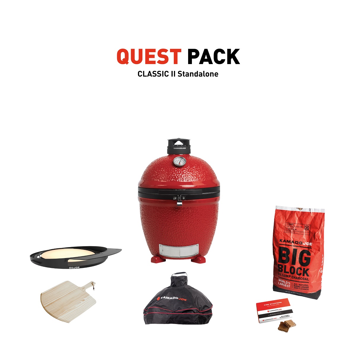 Kamado Joe Classic 2 Stand-Alone Quest Pack