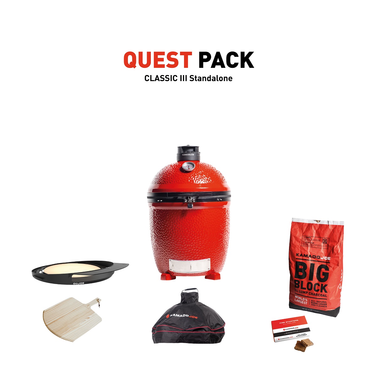 Kamado Joe Classic 3 Stand-Alone Quest Pack