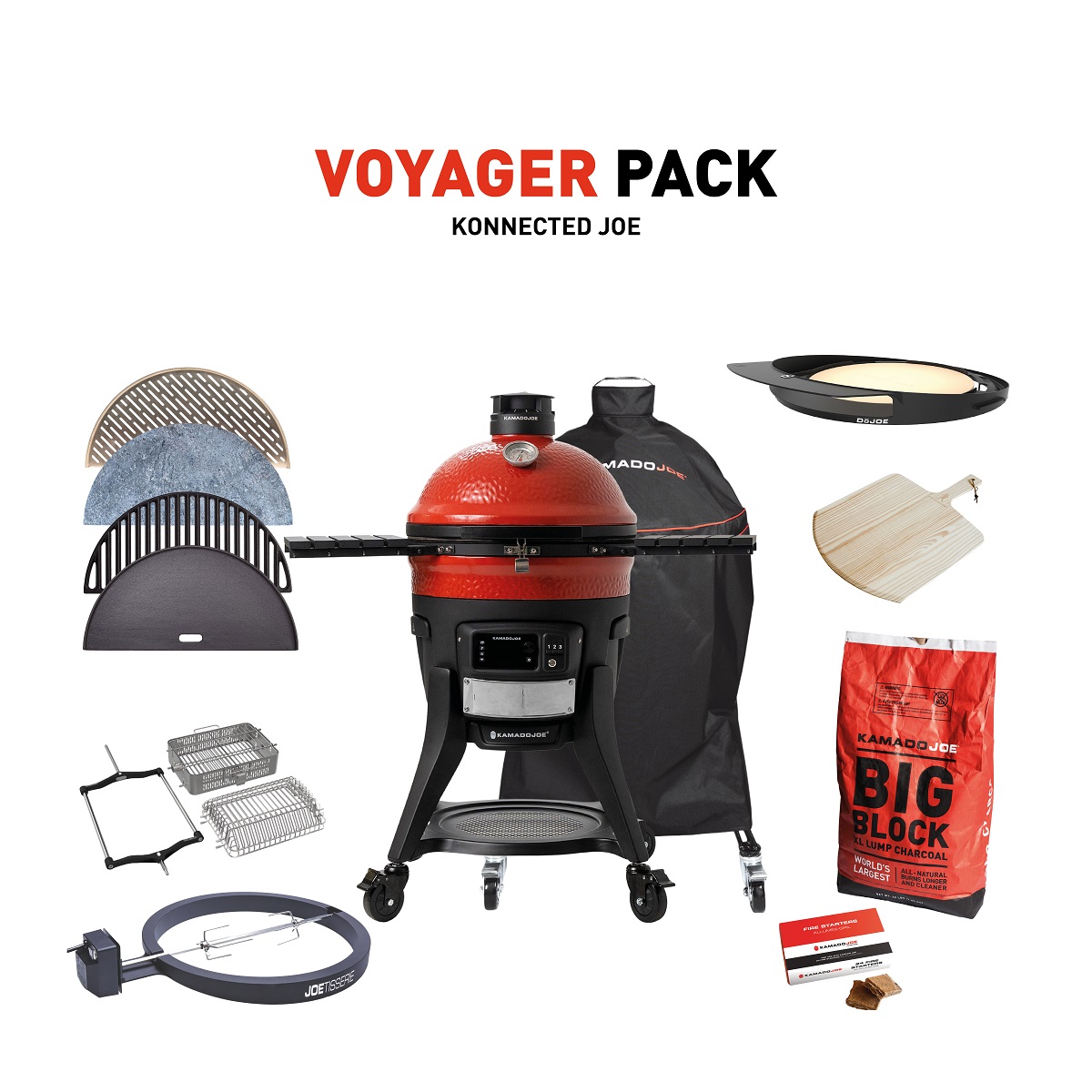 Kamado Joe Konnected Joe Voyager Pack